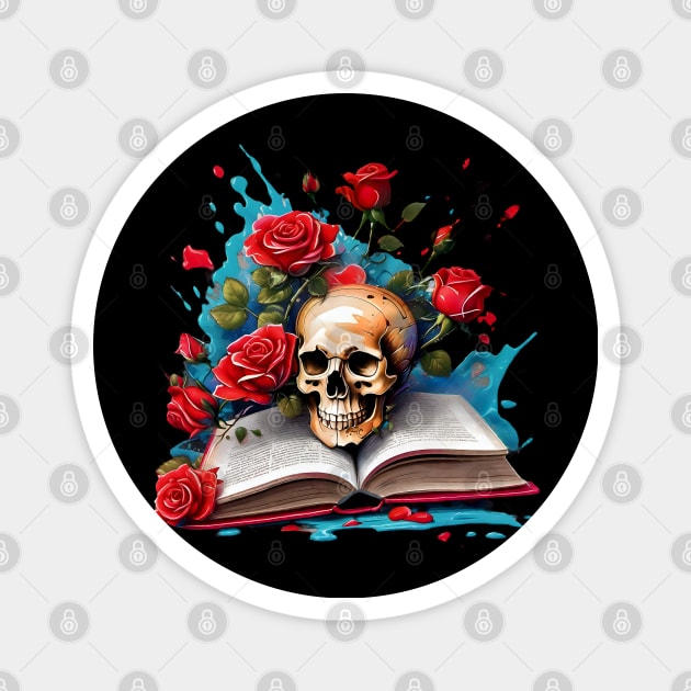 Roses are Red... Skull Magnet by HilariousDelusions